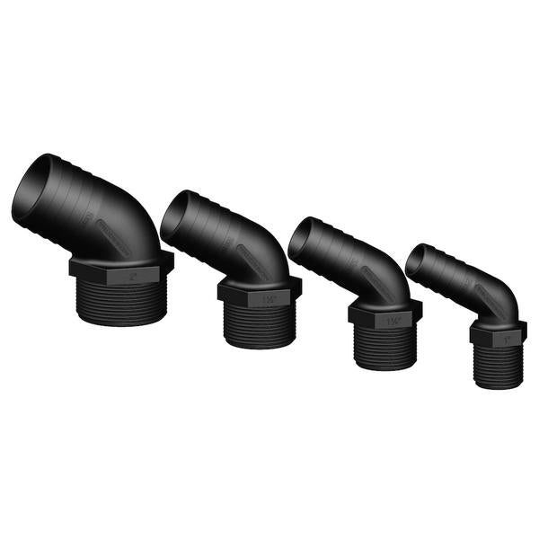 ホース継手 120°エルボ ブラック – yuukoumarine