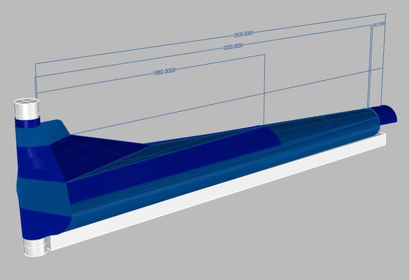 ROBSHIP スタックカバーは、頂いた計測データから立体デザインで一つずつ丁寧に作成されます。