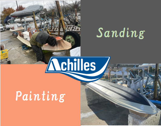 ♻ ACHILLES HB-490 ♻Sanding ＆ Painting