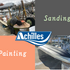 ♻ ACHILLES HB-490 ♻Sanding ＆ Painting