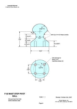 Farrier 回転マスト用マストボール (Farrier Rotating Mast Ball)：商品・図面 3