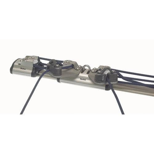 Mainsheet Recirculating System 4:1 Purchase, Cleats on Traveller, Size 3, 1.8m Sliding Bolt Track