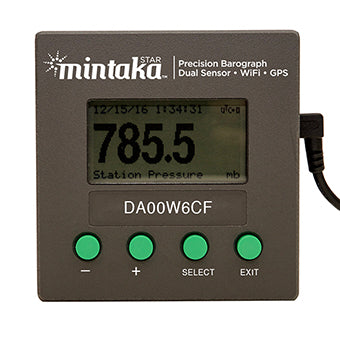 Weems & Plath Mintaka STAR Wi-Fi・GPS付きデジタル記録気圧計 Mintaka STAR