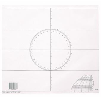 Weems & Plath取扱 汎用プロッティングシート（五十枚） 5910