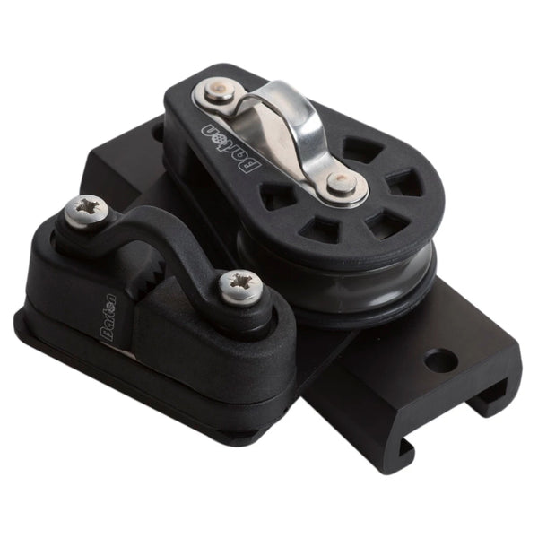 24mm I Section End Fitting with Sheave & Cleat