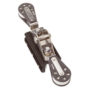 28mm I Section Mainsheet Traveller 6 Wheel 2:1 Single Blocks Each Way