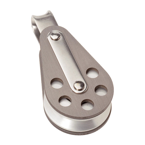 Aluminium High Load Block, Fixed Eye, 51mm
