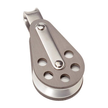 Aluminium High Load Block, Fixed Eye, 63mm