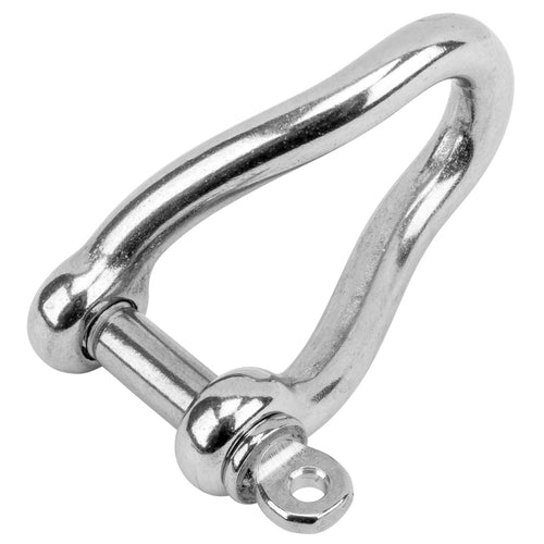 丸型ボディ ツイストシャックル 直径5mm (ROUND BODY TWISTED SHACKLE 5MM DIA.)