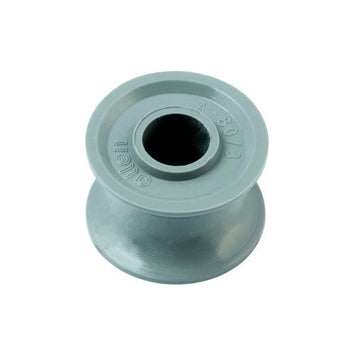 27mm x 18mm x 10mm アセタール製シーブ（黒） (27MM X 18MM X 10MM ACETAL SHEAVE BLACK)