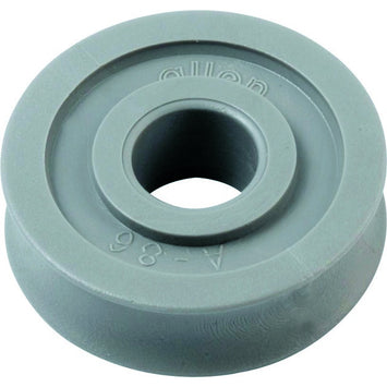 38mm x 8mm x 8mm アセタール製シーブ（黒） (38MM X 8MM X 8MM ACETAL SHEAVE BLACK)
