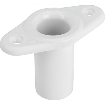 white plastic non locking rowlock socket (A.391W)