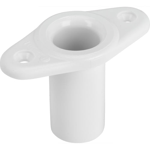 white plastic non locking rowlock socket (A.391W)