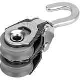 20mmプレーンベアリングダブルブロック（スイベルフック付き） (20MM PLAIN BEARING DOUBLE BLOCK WITH SWIVEL HOOK)