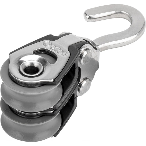 20mmプレーンベアリングダブルブロック（スイベルフック付き） (20MM PLAIN BEARING DOUBLE BLOCK WITH SWIVEL HOOK)