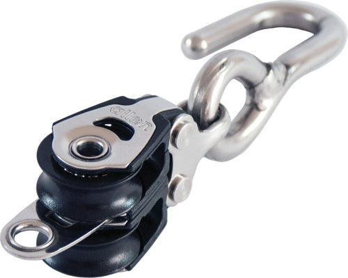 20mmダブルダイナミックブロック（ベケットとフック付き） (20MM DOUBLE DYNAMIC BLOCK WITH BECKETAND HOOK)