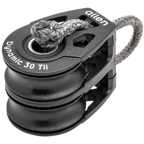 30mmタイオンダブルブロック（ソフトシャックル付き） (30MM TIE ON DOUBLE BLOCK WITH SOFT SHACKLE)