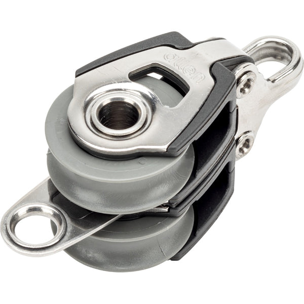 30mmプレーンベアリングダブルブロック（ベケット付き） (30MM PLAIN BEARING DOUBLE BLOCK WITH BECKET)