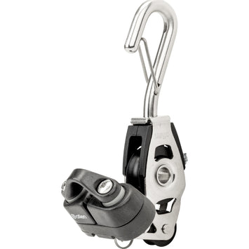 30mmダイナミックブロック（フィドルクリートとフック付き） (30MM DYNAMIC BLOCK WITH FIDDLE CLEAT AND HOOK)