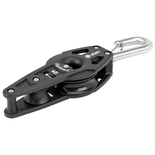 40mmダイナミックフィドルブロック/ベケット（フック付き） (40MM DYNAMIC FIDDLE BLOCK/BECKET WITH HOOK)
