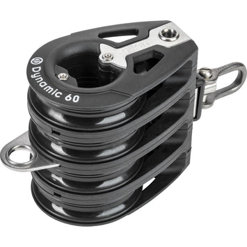60mmクワッドダイナミックブロック（ベケット付き） (60MM QUAD DYNAMIC BLOCK WITH BECKET)