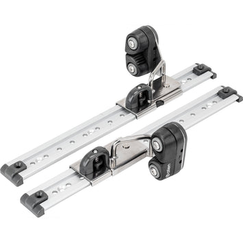 垂直方向のメドレーボールベアリングカムクリート付きスライディングフェアリード (SLIDING FAIR LEAD WITH VERTICAL MED BALL BEARING CAM CLEAT)