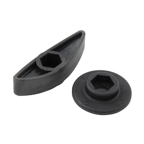 蝶ナットとボルトのリテーナー（プラスチック製） (WING NUT AND BOLT RETAINER PLASTIC)