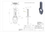 シンブル一体型トルクロープレシーバー (Colligo Torque Rope Receivers (Pat Pending))：商品・図面 12