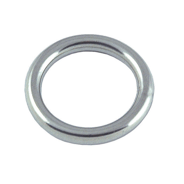 4mm x 25mm ステンレス製丸型リング (4MM X 25MM S/S ROUND RING)