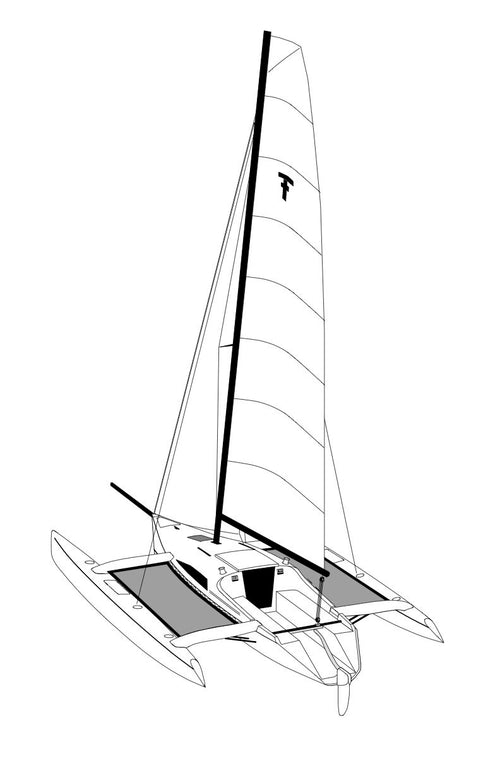 Corsair F24 MKII リギンキット (Corsair F24 MKII Triman Kits)：商品・図面 1