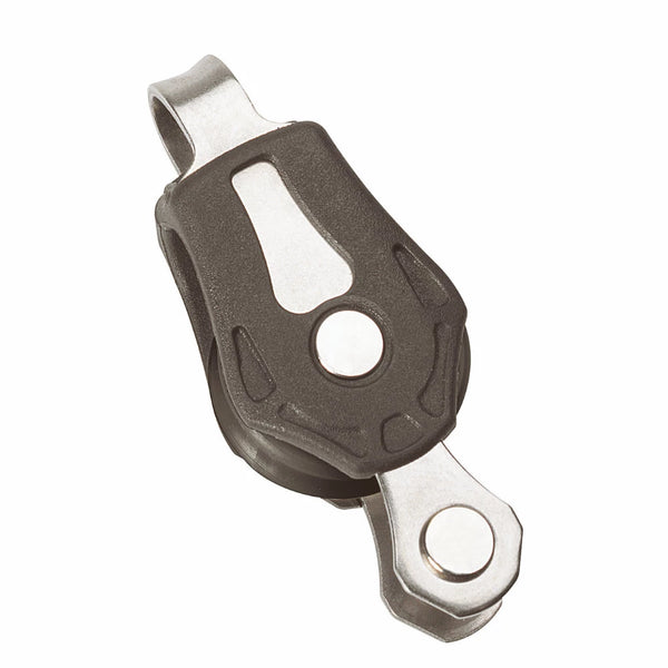 Size 0 20mm Plain Bearing Pulley Block Single Fixed Eye & Becket