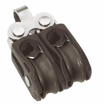 Size 0 20mm Plain Bearing Pulley Block Double Fixed Eye