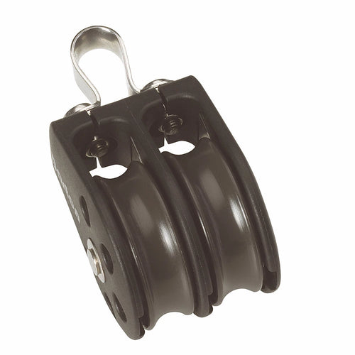 Size 1 30mm Plain Bearing Pulley Block Double Fixed Eye Block