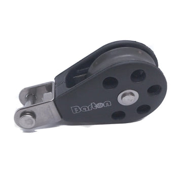 Size 2 35mm Plain Bearing Pulley Block Single Double Tang