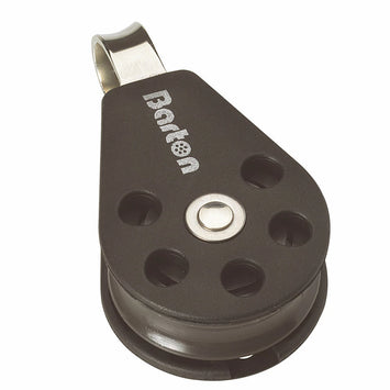 Size 2 35mm Plain Bearing Pulley Block Single Fixed Eye