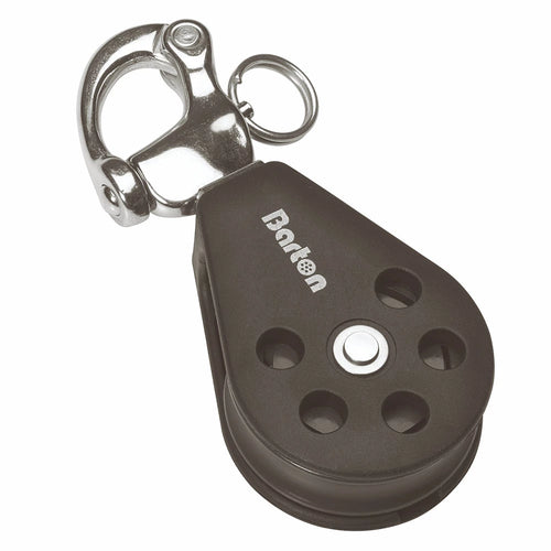 Size 2 35mm Plain Bearing Pulley Block Single Snap Shackle