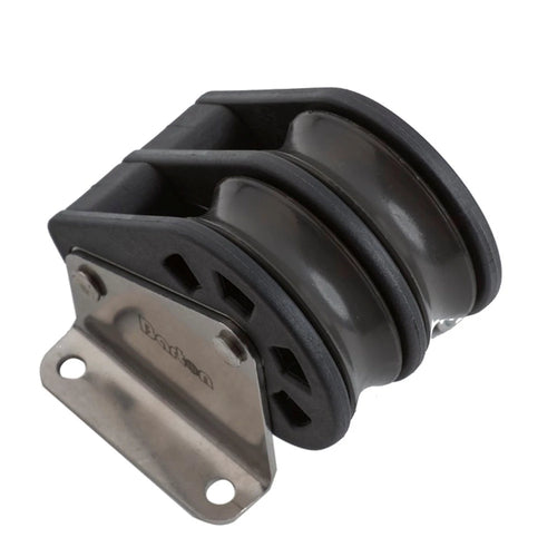 Size 2 35mm Plain Bearing Pulley Double Upright Block