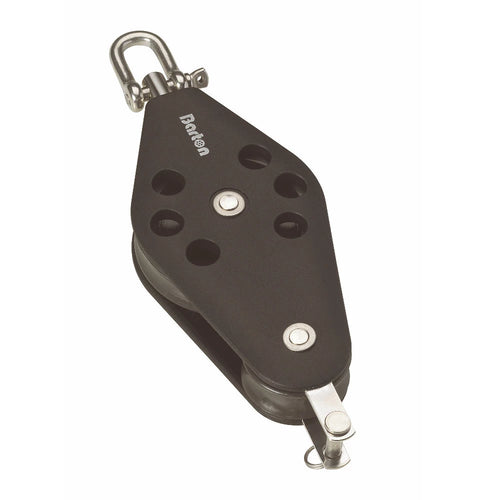 Size 2 30/45mm Plain Bearing Pulley Block Fiddle Swivel & Becket