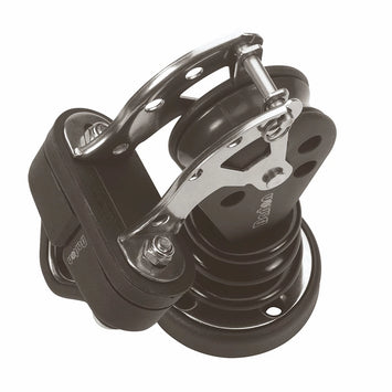 Size 2 35mm Plain Bearing Pulley Block Single Stand Up Cams Becket