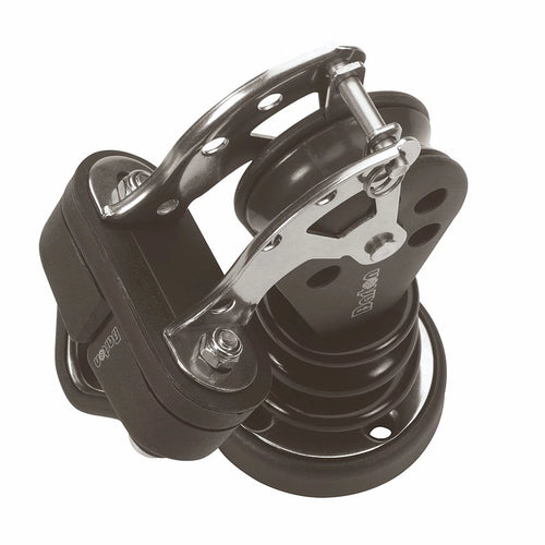 Size 2 35mm Plain Bearing Pulley Block Single Stand Up Cams Becket
