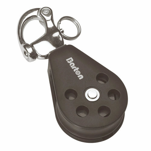 Size 3 45mm Plain Bearing Pulley Block Single Snap Shackle