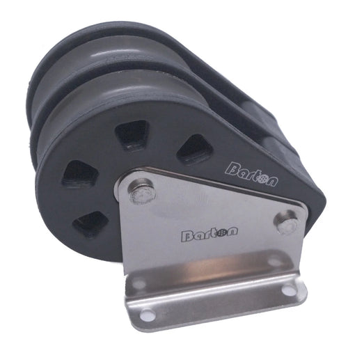 Size 4 58mm Plain Bearing Pulley Double Upright Block