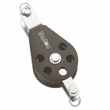 Size 5 54mm Plain Bearing Pulley Block Single Double Tang & Becket