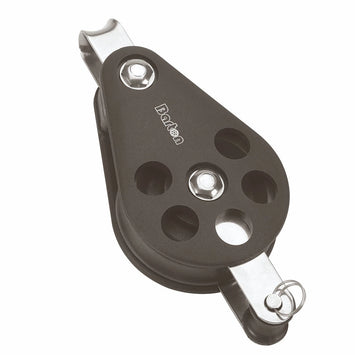 Size 5 54mm Plain Bearing Pulley Block Single Fixed Eye & Becket