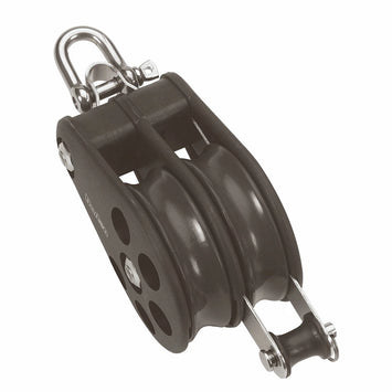Size 5 54mm Plain Bearing Pulley Block Double Reverse Shackle Becket