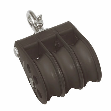 Size 5 54mm Plain Bearing Pulley Block Triple Swivel