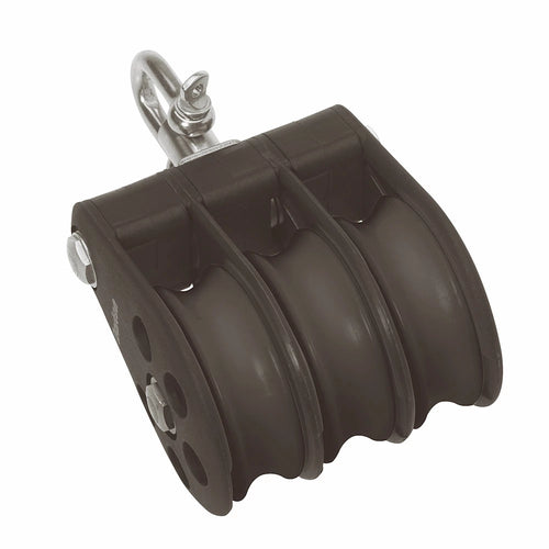 Size 5 54mm Plain Bearing Pulley Block Triple Swivel