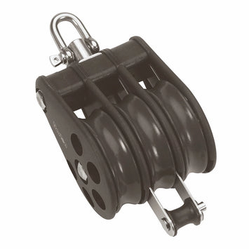 Size 5 54mm Plain Bearing Pulley Block Triple Swivel & Becket