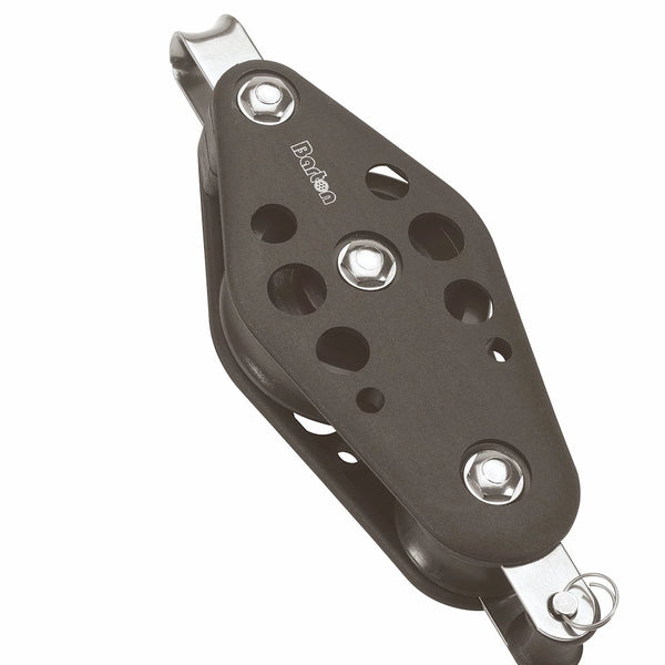 Size 5 38/64mm Plain Bearing Pulley Block Fiddle Fixed Eye & Becket