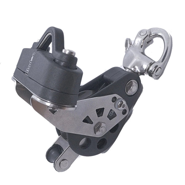 Size 5 38/64mm Plain Bearing Pulley block Fiddle Snap Shackle Becket & Cam